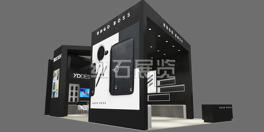 深圳禮品展HUGOBOSS展臺設(shè)計效果圖2