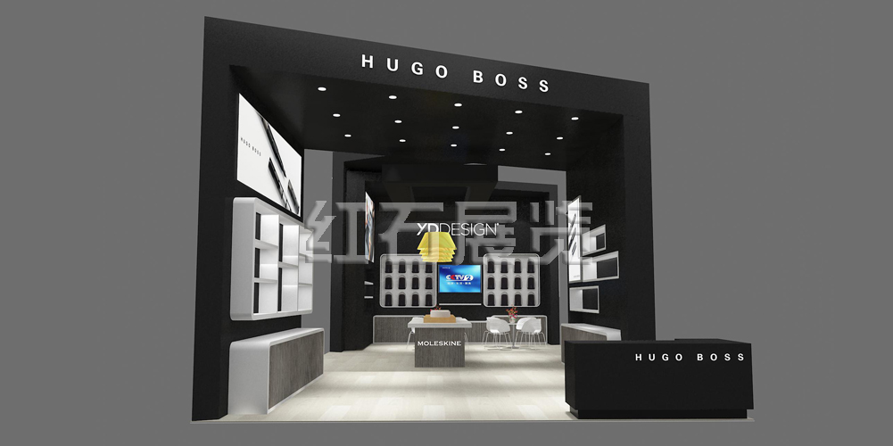 深圳禮品展HUGOBOSS展臺設(shè)計效果圖3