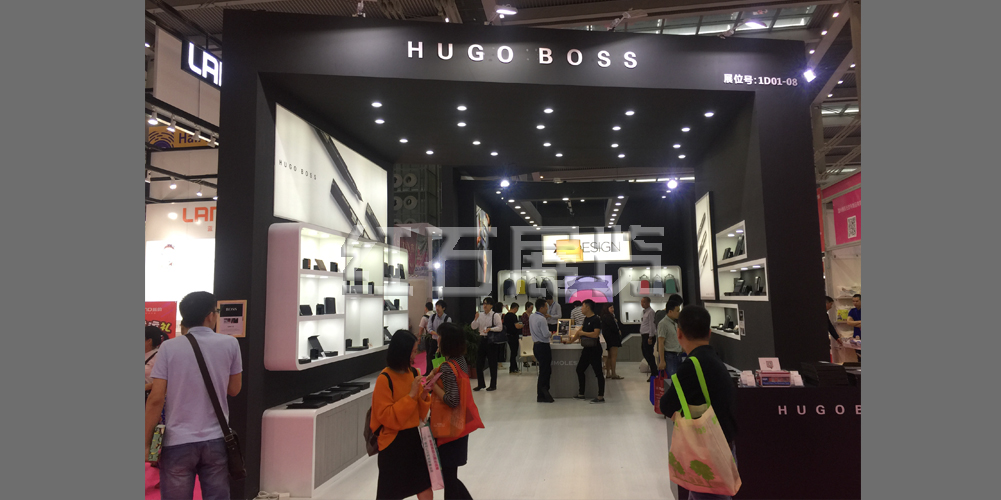 深圳禮品展HUGOBOSS展臺搭建現(xiàn)場圖2